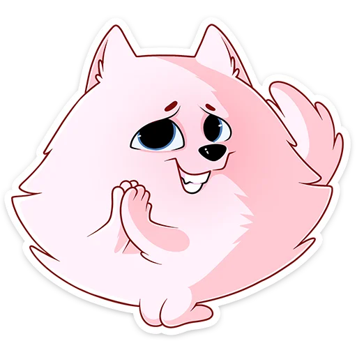 Pomeranian Princess Telegram Sticker #5 - Pomeranian Princess #5