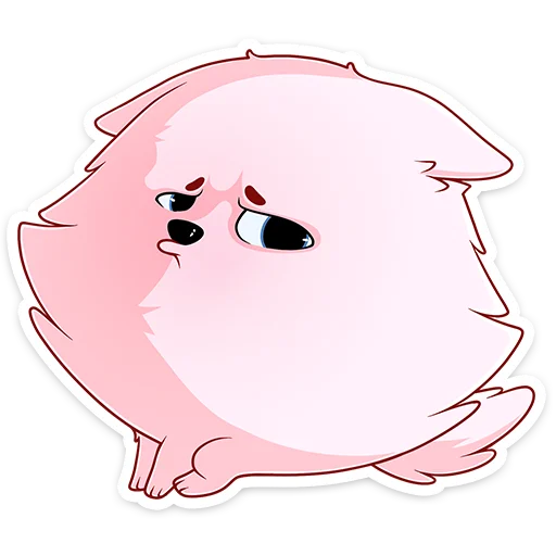 Pomeranian Princess Telegram Sticker #15 - Pomeranian Princess #15