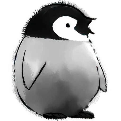 Positive Baby Penguins Telegram Sticker #5 - Positive Baby Penguins #5