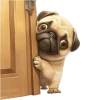Pug Dog Super Cut Emoji Telegram Sticker #5 - Pug Dog Super Cut Emoji #5