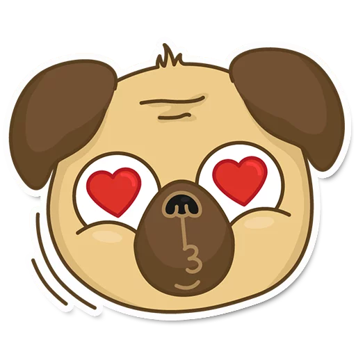 Pugsly Telegram Sticker #9 - Pugsly #9