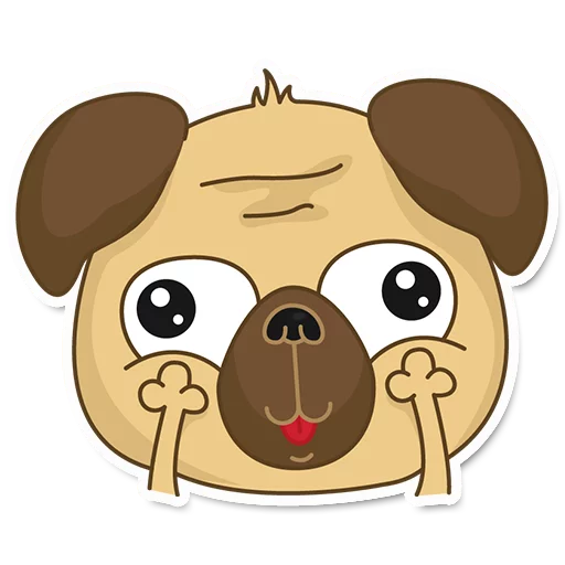 Pugsly Telegram Sticker #18 - Pugsly #18