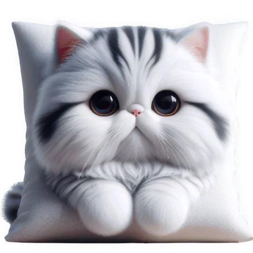 Cute Fluffy Cat Telegram Sticker #20 - Cute Fluffy Cat #20