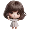 Qq Sweet Girl32 Emoji Telegram Sticker #5 - Qq Sweet Girl32 Emoji #5