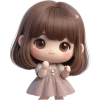 Qq Sweet Girl32 Emoji Telegram Sticker #17 - Qq Sweet Girl32 Emoji #17