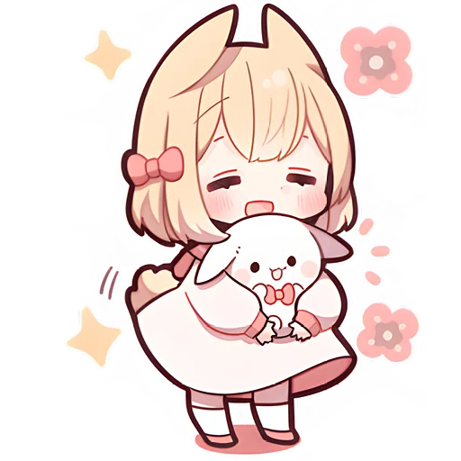 Rabbits Telegram Sticker #20 - Rabbits #20
