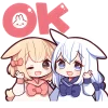 Rabbits Emoji Telegram Sticker #1 - Rabbits Emoji #1