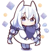 Rabbits Emoji Telegram Sticker #9 - Rabbits Emoji #9