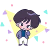 Retro Kun Emoji Telegram Sticker #3 - Retro Kun Emoji #3