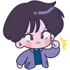 Retro Kun Emoji Telegram Sticker #22 - Retro Kun Emoji #22