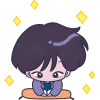 Retro Kun Emoji Telegram Sticker #24 - Retro Kun Emoji #24