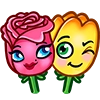 Romantic Flowers Stickers