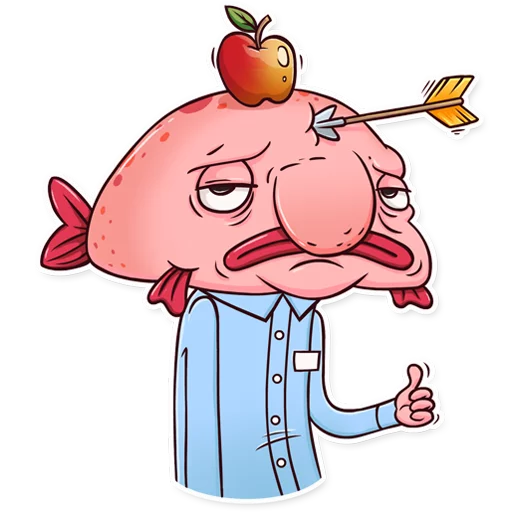 Sad Blobby Telegram Sticker #3 - Sad Blobby #3