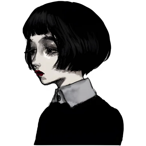 Sad Girl Telegram Sticker #8 - Sad Girl #8