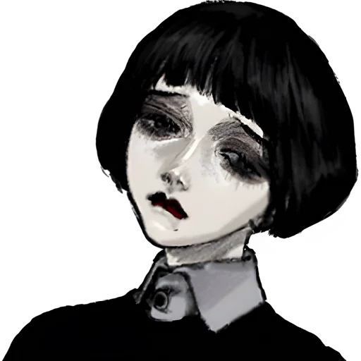 Sad Girl Telegram Sticker #9 - Sad Girl #9