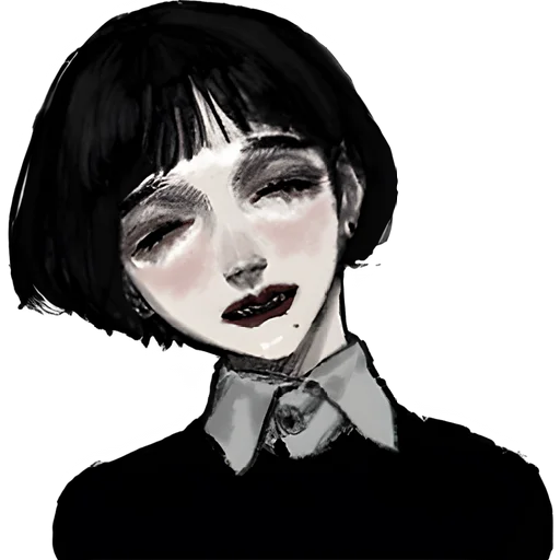 Sad Girl Telegram Sticker #11 - Sad Girl #11