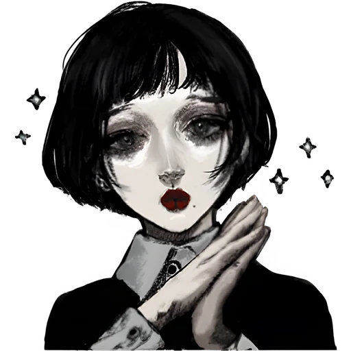 Sad Girl Telegram Sticker #12 - Sad Girl #12