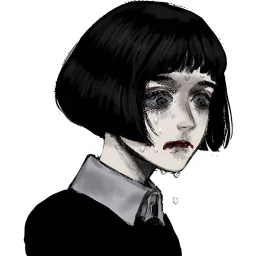 Sad Girl Telegram Sticker #15 - Sad Girl #15