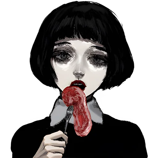 Sad Girl Telegram Sticker #24 - Sad Girl #24