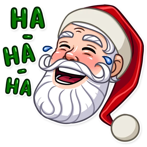 Laughing Santa Claus