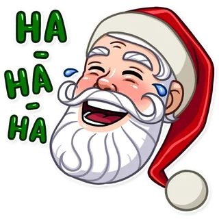 Laughing Santa Claus