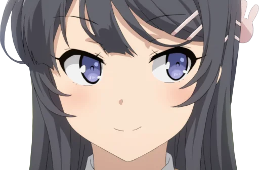 Rascal Does Not Dream Of Bunny Girl Senpai Telegram Sticker #9 - Rascal Does Not Dream Of Bunny Girl Senpai #9