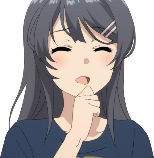 Rascal Does Not Dream Of Bunny Girl Senpai Telegram Sticker #11 - Rascal Does Not Dream Of Bunny Girl Senpai #11