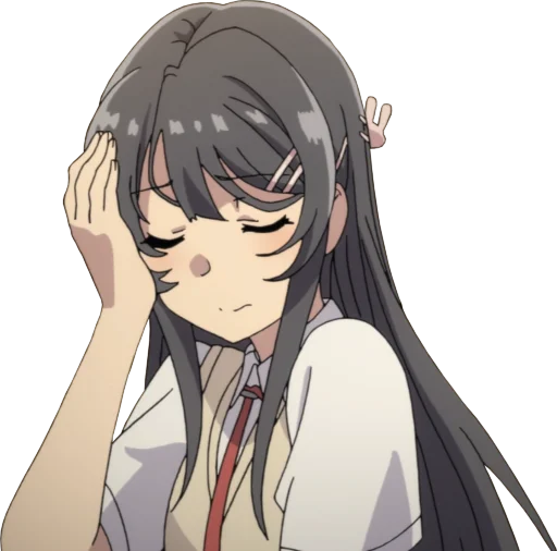 Rascal Does Not Dream Of Bunny Girl Senpai Telegram Sticker #17 - Rascal Does Not Dream Of Bunny Girl Senpai #17