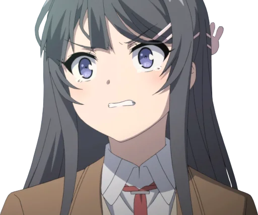 Rascal Does Not Dream Of Bunny Girl Senpai Telegram Sticker #25 - Rascal Does Not Dream Of Bunny Girl Senpai #25