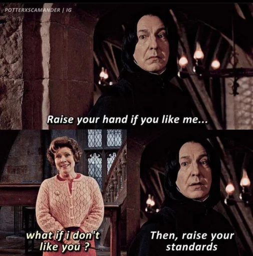 Severus Snape Hogwarts Wizardry & Banter Telegram Sticker #9 - Severus Snape Hogwarts Wizardry & Banter #9