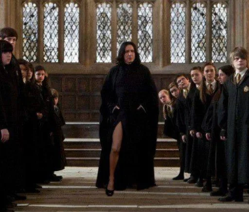 Severus Snape Hogwarts Wizardry & Banter Telegram Sticker #13 - Severus Snape Hogwarts Wizardry & Banter #13
