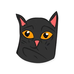 Shalnoy Cat Stickers