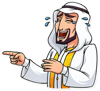 Cheerful Arab