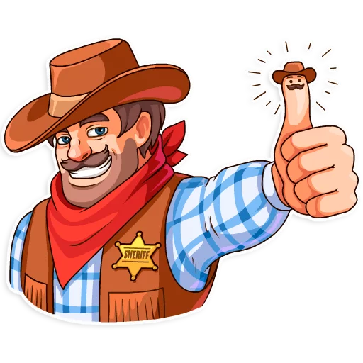 Sheriff Adam Telegram Sticker #2 - Sheriff Adam #2