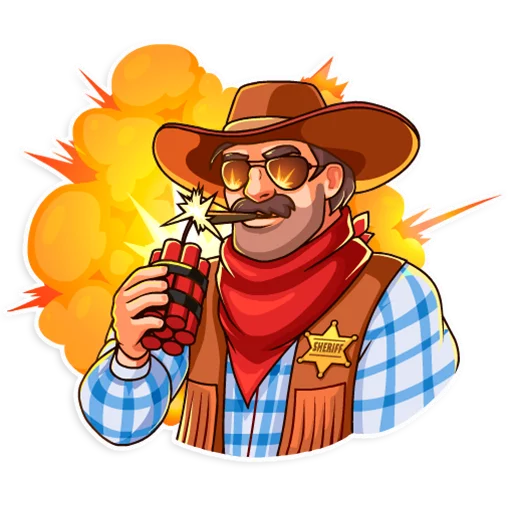 Sheriff Adam Telegram Sticker #13 - Sheriff Adam #13