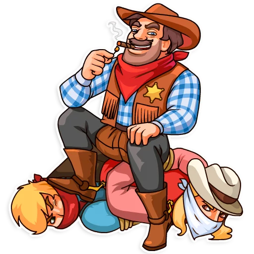 Sheriff Adam Telegram Sticker #18 - Sheriff Adam #18