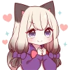 Siamese Cat Emoji Telegram Sticker #2 - Siamese Cat Emoji #2