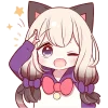 Siamese Cat Emoji Telegram Sticker #3 - Siamese Cat Emoji #3