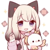 Siamese Cat Emoji Telegram Sticker #9 - Siamese Cat Emoji #9
