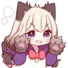 Siamese Cat Emoji Telegram Sticker #13 - Siamese Cat Emoji #13