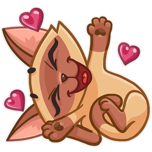 Siamese Kitty Telegram Sticker #3 - Siamese Kitty #3
