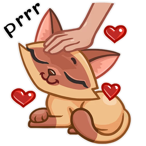 Siamese Kitty Telegram Sticker #9 - Siamese Kitty #9