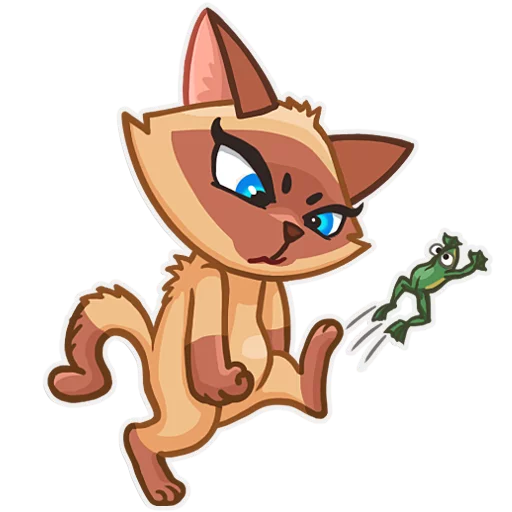 Siamese Kitty Telegram Sticker #14 - Siamese Kitty #14
