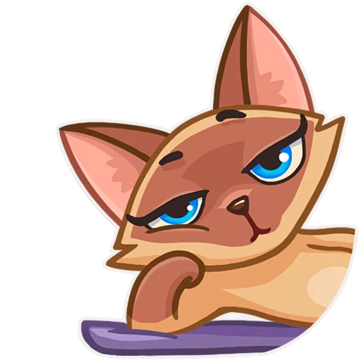 Siamese Kitty Telegram Sticker #16 - Siamese Kitty #16