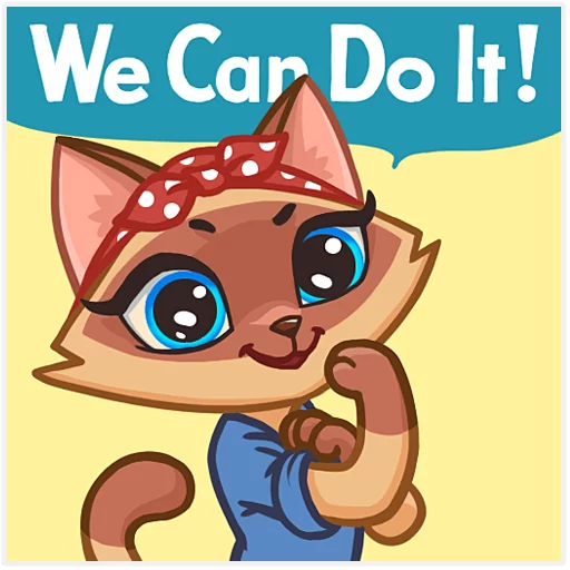 Siamese Kitty Telegram Sticker #21 - Siamese Kitty #21