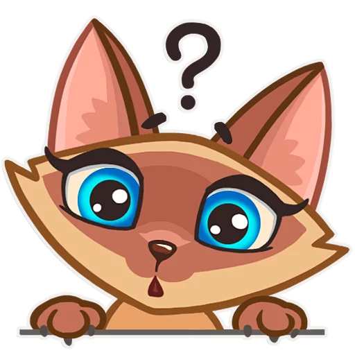 Siamese Kitty Telegram Sticker #22 - Siamese Kitty #22