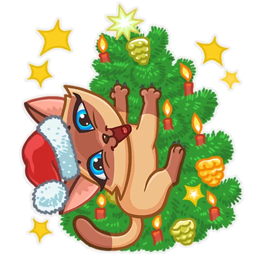 Siamese Kitty Telegram Sticker #24 - Siamese Kitty #24