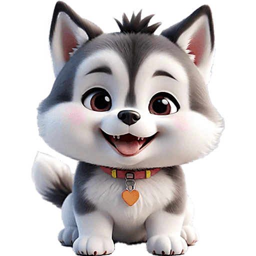 Cute Siberian Husky