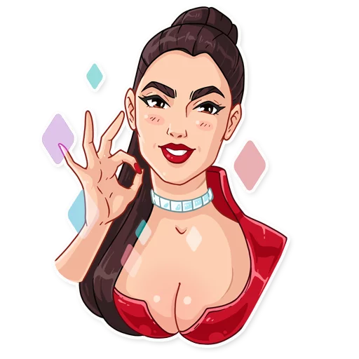 Monica Telegram Sticker #8 - Monica #8