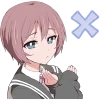 Silent Girls Emoji Telegram Sticker #6 - Silent Girls Emoji #6